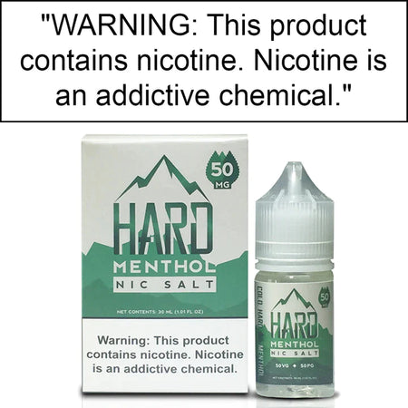 Hard Menthol Salt - 25MG 30ML SALT NIC - E-Juice