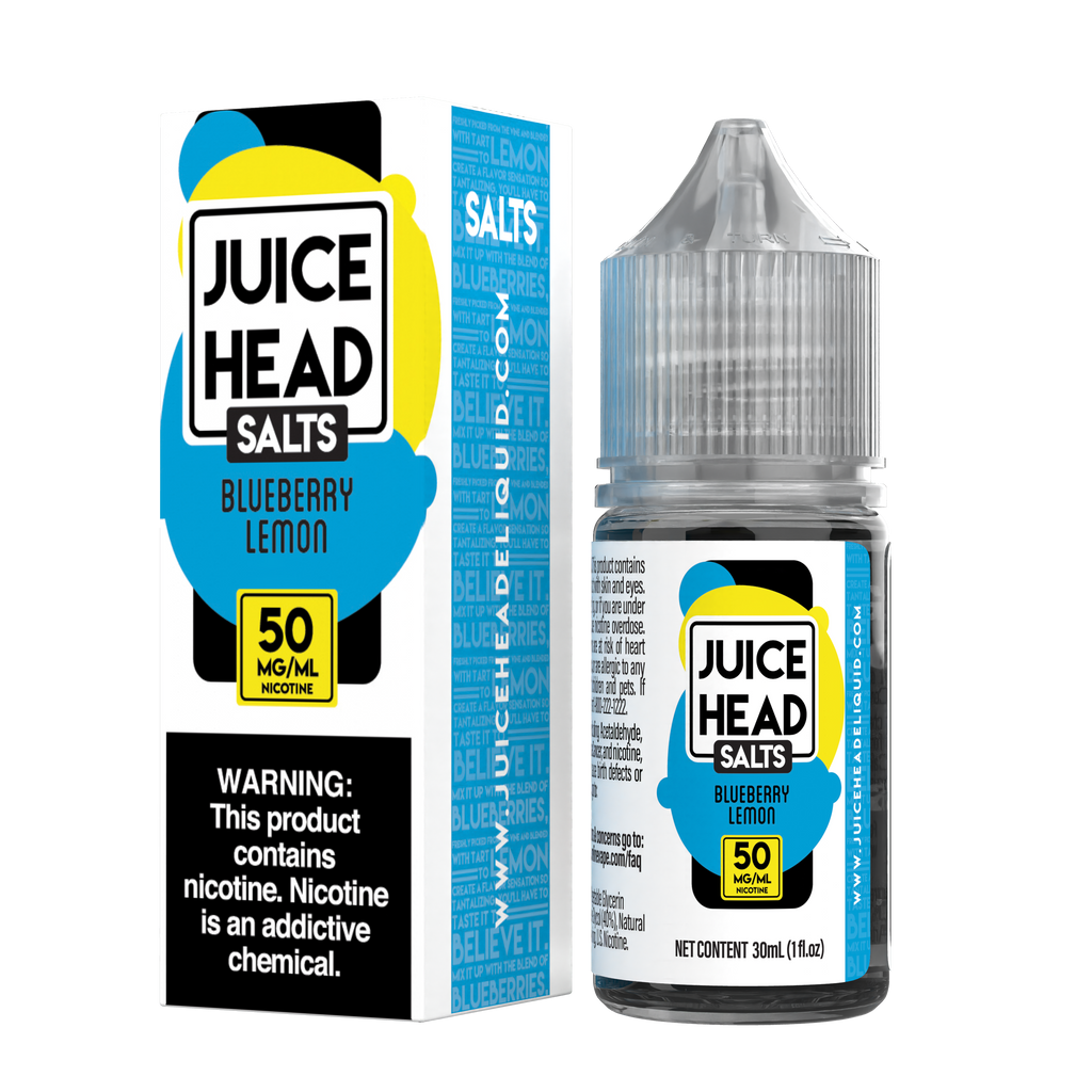 Juice Head Salt 30ml - BLUEBERRY LEMON 50MG E-JUICE 30ML -