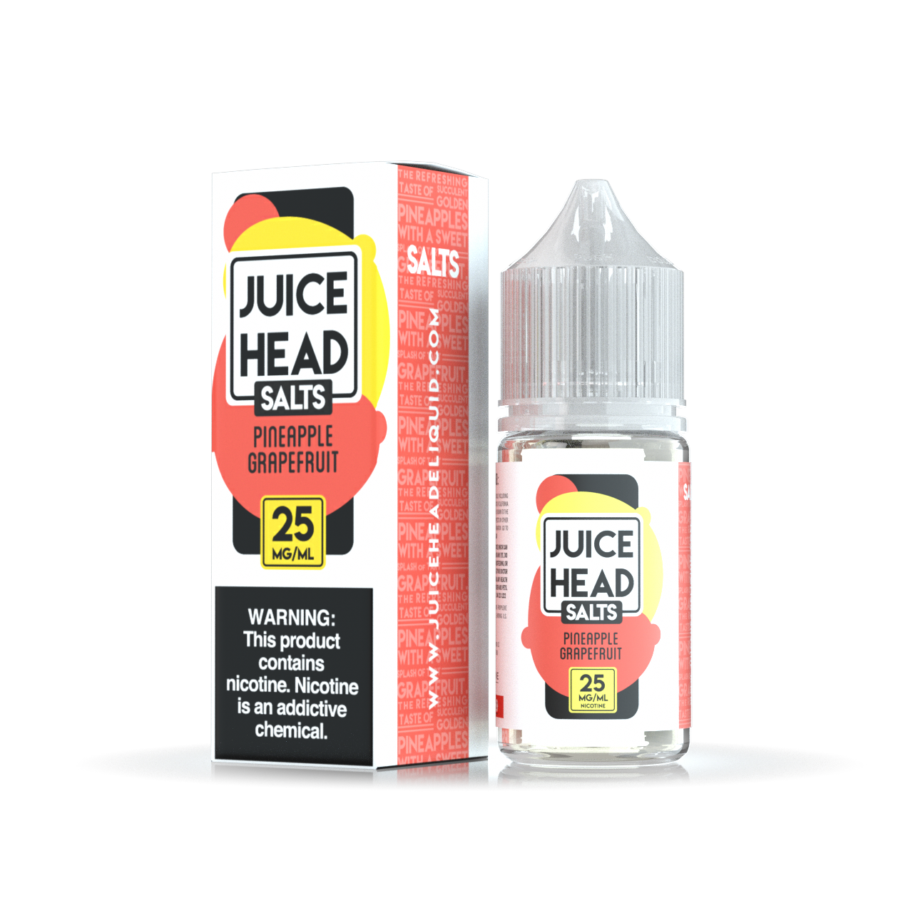 Juice Head Salt 30ml - PINEAPPLE GRAPEFRUIT 25MG E-JUICE