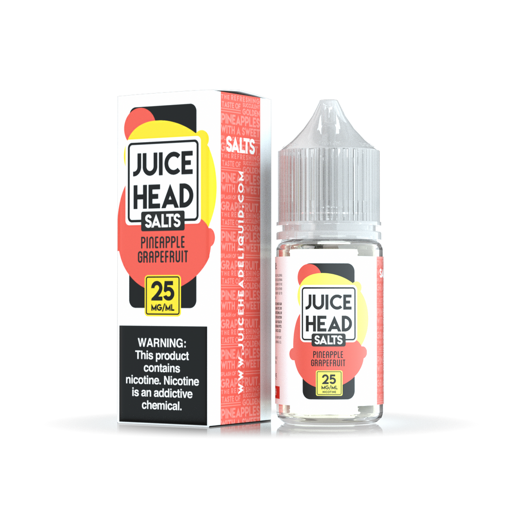 Juice Head Salt 30ml - PINEAPPLE GRAPEFRUIT 25MG E-JUICE