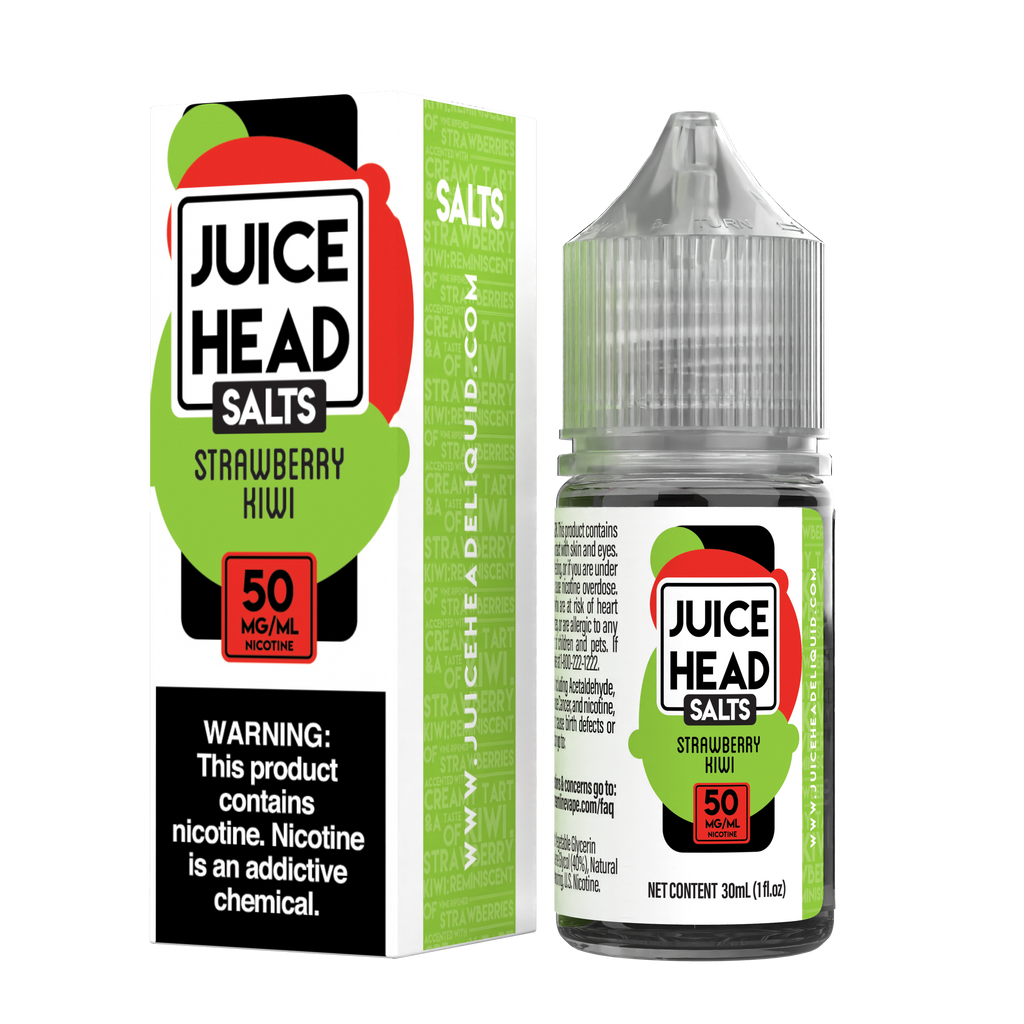 Juice Head Salt 30ml - STRAWBERRY KIWI 50MG E-JUICE 30ML -