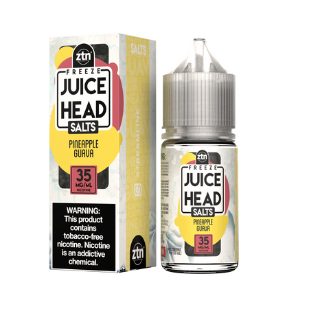Juice Head Salt ZTN 30ml - PINEAPPLE GUAVA 35MG E-JUICE 30ML