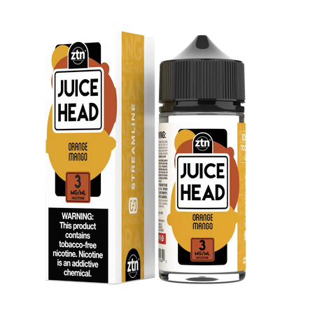 Juice Head ZTN 100ml - ORANGE MANGO 3MG E-JUICE 100ML TFN -