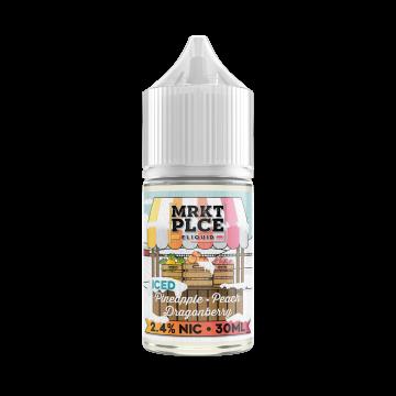 MRKT PLCE 30ML SALT NIC PINEAPPLE PEACH DRAGONBERRY ICED 24MG 656879087200