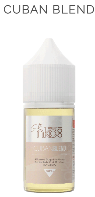 Naked 100 60ML E-Liquid - CUBAN BLEND 35MG - E-Juice