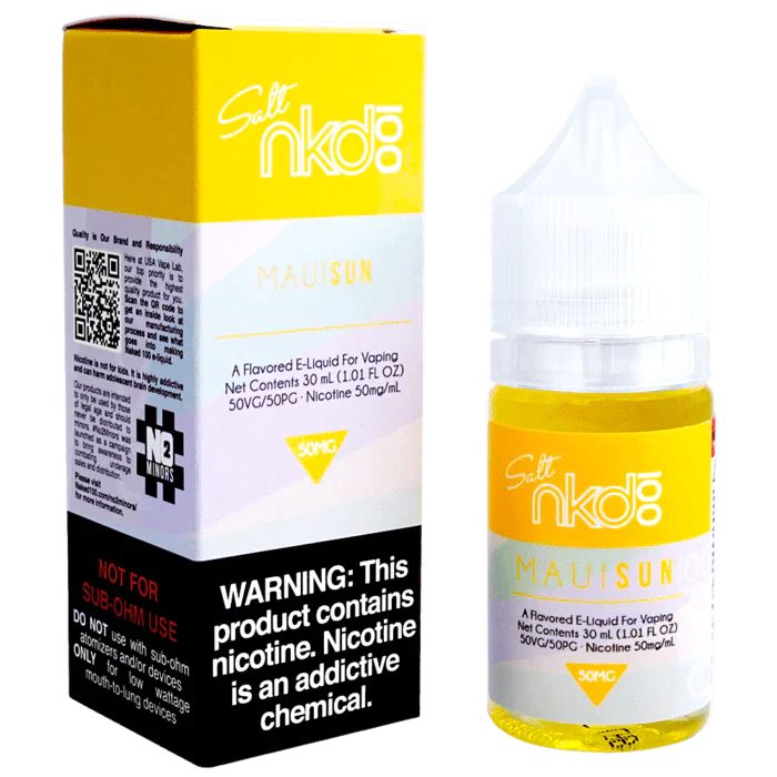 Naked 100 60ML E-Liquid - MAUI SUN 50MG - E-Juice