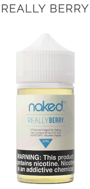 Naked 100 60ML E-Liquid - REALLY BERRY 3MG - E-Juice