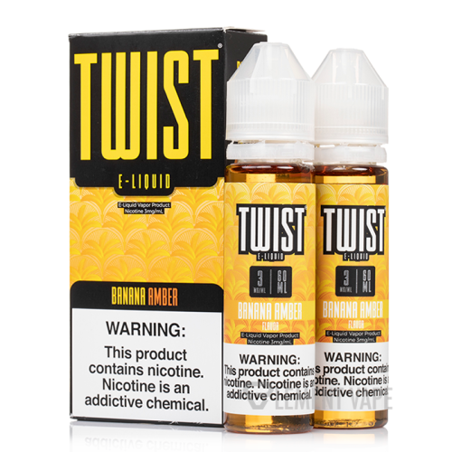 Twist Freebase - BANANA AMBER 3MG E-JUICE 60ML - E-Juice