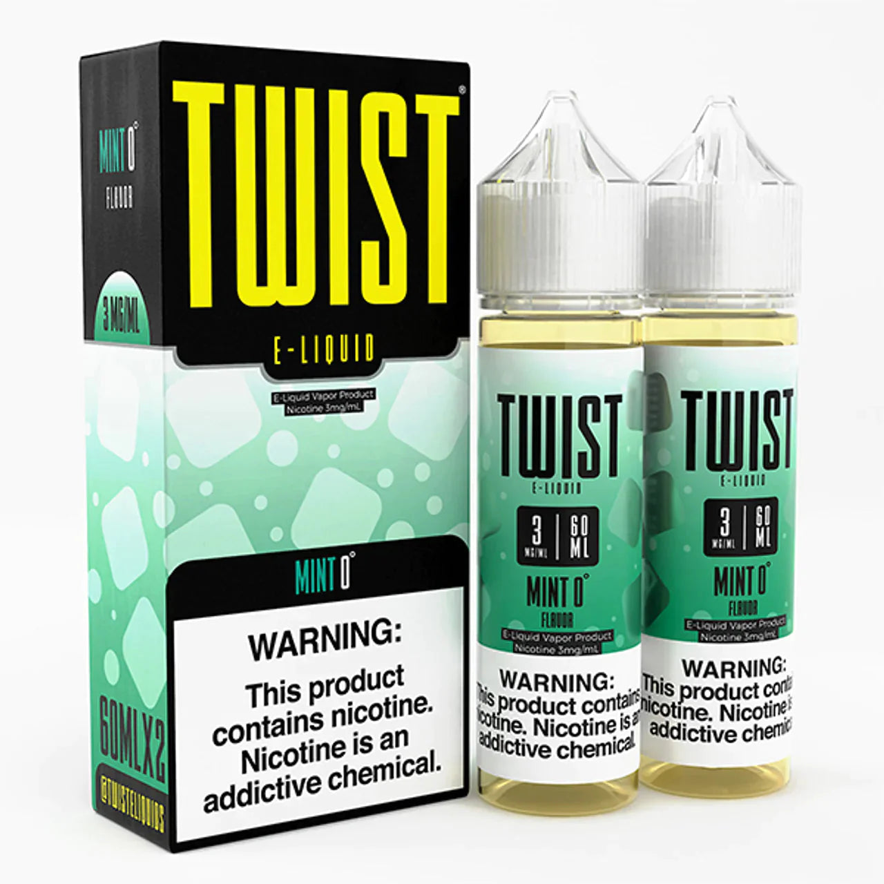 Twist Freebase - MINT O 3MG E-JUICE 60ML - E-Juice