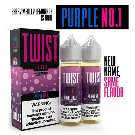 Twist Freebase - PURPLE NO 1 3MG E-JUICE 60ML - E-Juice