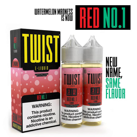 Twist Freebase - RED NO 1 3MG E-JUICE 60ML - E-Juice