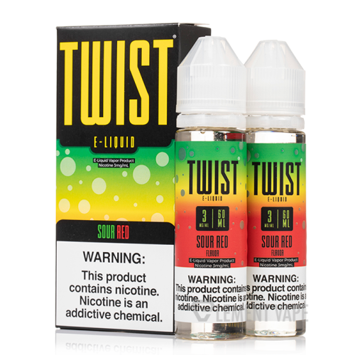 Twist Freebase - SOUR RED 3MG E-JUICE 60ML - E-Juice