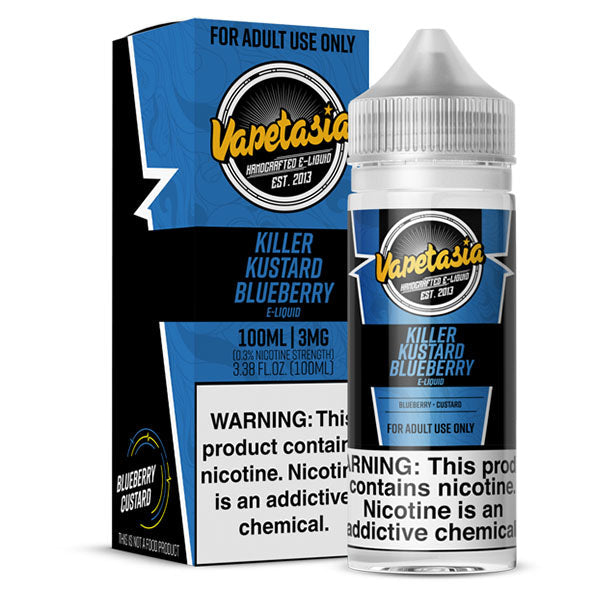 Vapetasia Freebase - BLUEBERRY KUSTARD 3MG - E-Juice