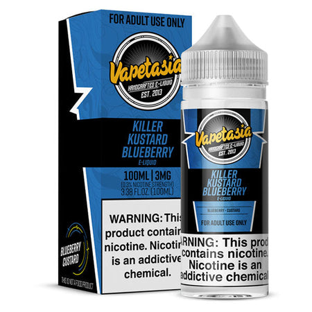 Vapetasia Freebase - BLUEBERRY KUSTARD 3MG - E-Juice