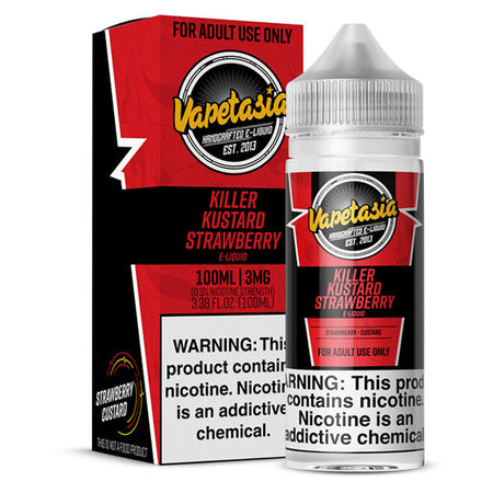 Vapetasia Freebase - STRAWBERRY KUSTARD 3MG - E-Juice